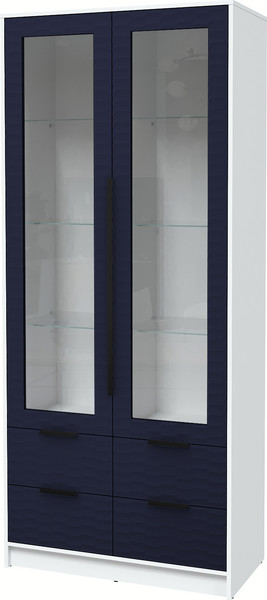 Шкаф с витриной Интерлиния Концепт Зодиак КТ-ШВ2 - фото