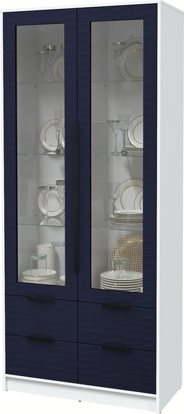 Шкаф с витриной Интерлиния Концепт Зодиак КТ-ШВ2