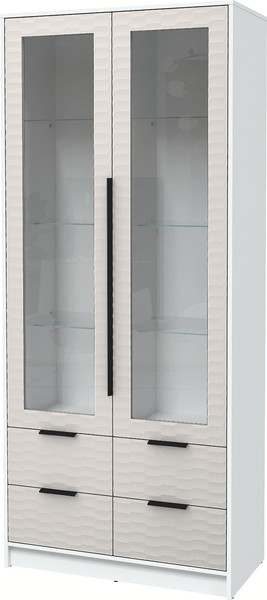 Шкаф с витриной Интерлиния Концепт Зодиак КТ-ШВ2 - фото