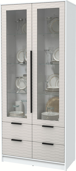 Шкаф с витриной Интерлиния Концепт Зодиак КТ-ШВ2