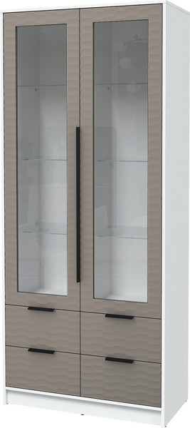 Шкаф с витриной Интерлиния Концепт Зодиак КТ-ШВ2 - фото