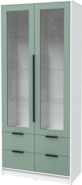 Шкаф с витриной Интерлиния Концепт Зодиак КТ-ШВ2 - фото