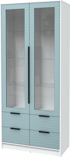 Шкаф с витриной Интерлиния Концепт Зодиак КТ-ШВ2 - фото