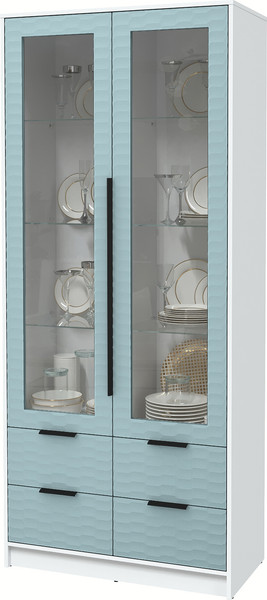 Шкаф с витриной Интерлиния Концепт Зодиак КТ-ШВ2