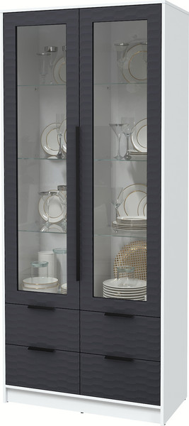 Шкаф с витриной Интерлиния Концепт Зодиак КТ-ШВ2