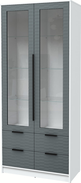 Шкаф с витриной Интерлиния Концепт Зодиак КТ-ШВ2 - фото