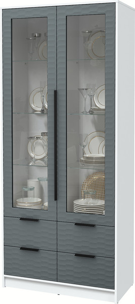 Шкаф с витриной Интерлиния Концепт Зодиак КТ-ШВ2