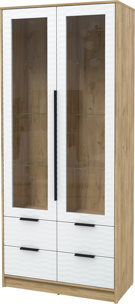 Шкаф с витриной Интерлиния Концепт Зодиак КТ-ШВ2 - фото