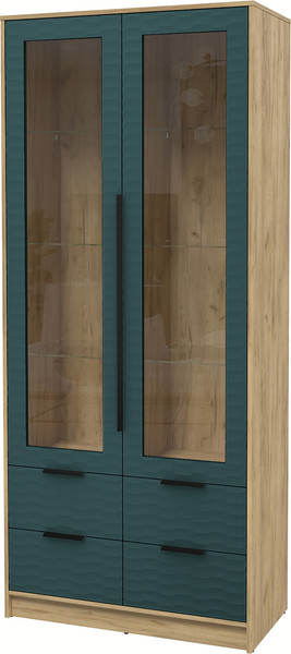 Шкаф с витриной Интерлиния Концепт Зодиак КТ-ШВ2 - фото