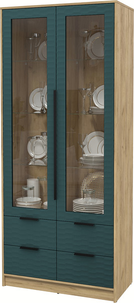 Шкаф с витриной Интерлиния Концепт Зодиак КТ-ШВ2