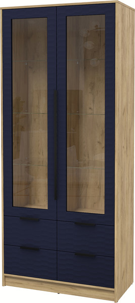 Шкаф с витриной Интерлиния Концепт Зодиак КТ-ШВ2 - фото