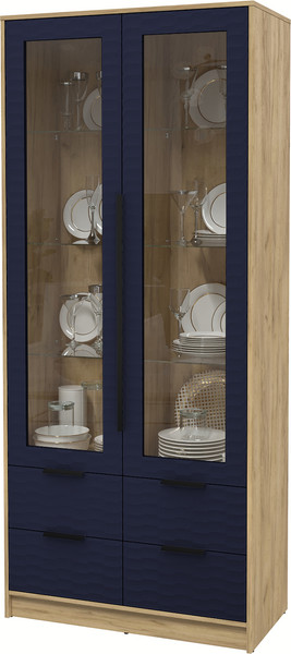 Шкаф с витриной Интерлиния Концепт Зодиак КТ-ШВ2