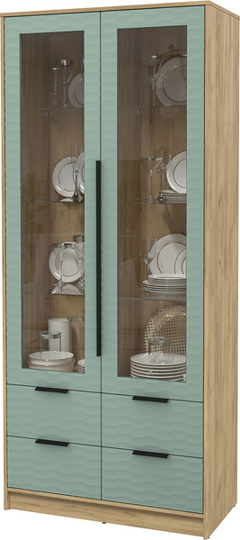 Шкаф с витриной Интерлиния Концепт Зодиак КТ-ШВ2