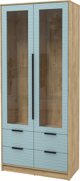 Шкаф с витриной Интерлиния Концепт Зодиак КТ-ШВ2 - фото