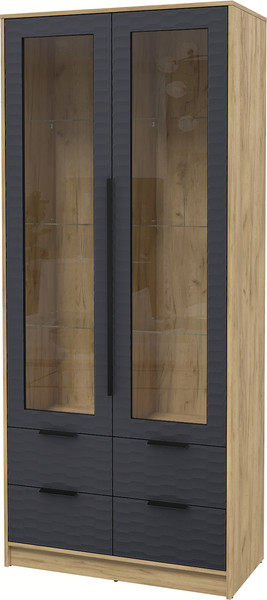 Шкаф с витриной Интерлиния Концепт Зодиак КТ-ШВ2 - фото