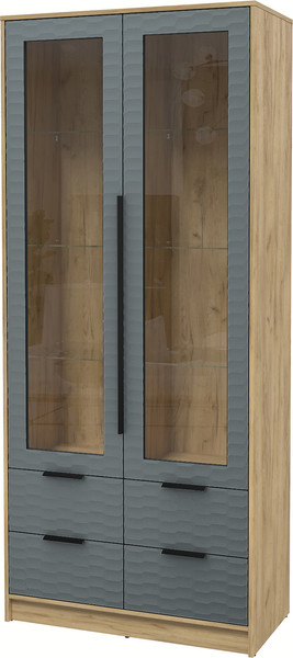 Шкаф с витриной Интерлиния Концепт Зодиак КТ-ШВ2 - фото