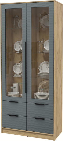Шкаф с витриной Интерлиния Концепт Зодиак КТ-ШВ2