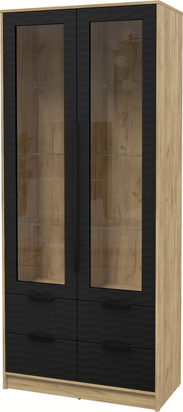 Шкаф с витриной Интерлиния Концепт Зодиак КТ-ШВ2 - фото