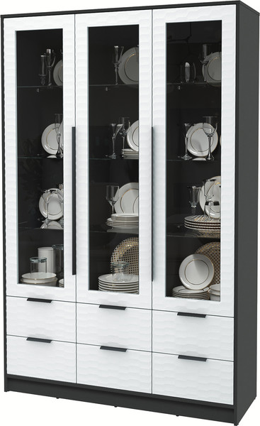 Шкаф с витриной Интерлиния Концепт Зодиак КТ-ШВ3