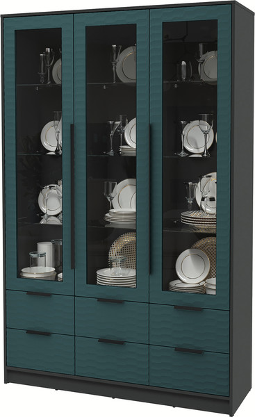 Шкаф с витриной Интерлиния Концепт Зодиак КТ-ШВ3