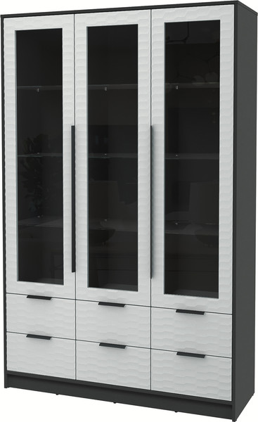 Шкаф с витриной Интерлиния Концепт Зодиак КТ-ШВ3 - фото