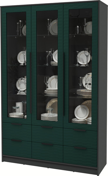 Шкаф с витриной Интерлиния Концепт Зодиак КТ-ШВ3