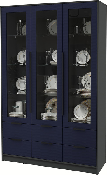 Шкаф с витриной Интерлиния Концепт Зодиак КТ-ШВ3