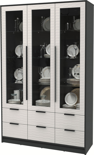 Шкаф с витриной Интерлиния Концепт Зодиак КТ-ШВ3