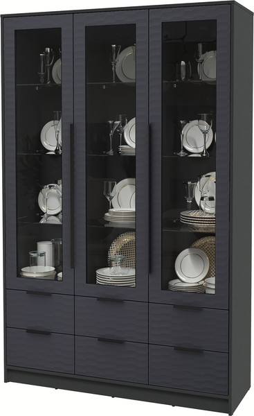 Шкаф с витриной Интерлиния Концепт Зодиак КТ-ШВ3