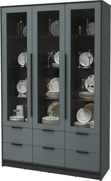 Шкаф с витриной Интерлиния Концепт Зодиак КТ-ШВ3