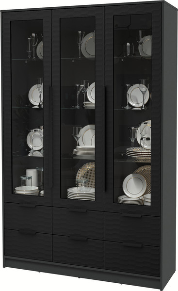 Шкаф с витриной Интерлиния Концепт Зодиак КТ-ШВ3