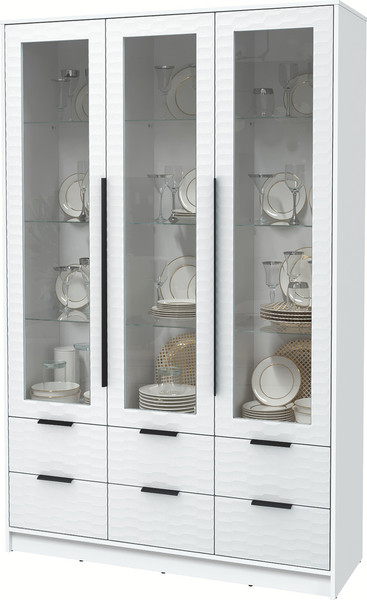 Шкаф с витриной Интерлиния Концепт Зодиак КТ-ШВ3