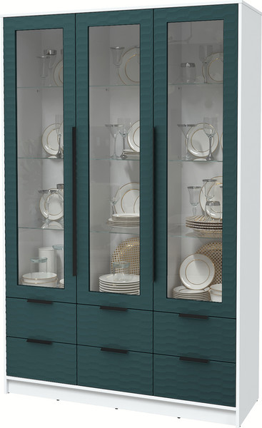 Шкаф с витриной Интерлиния Концепт Зодиак КТ-ШВ3