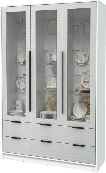 Шкаф с витриной Интерлиния Концепт Зодиак КТ-ШВ3