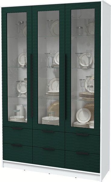 Шкаф с витриной Интерлиния Концепт Зодиак КТ-ШВ3