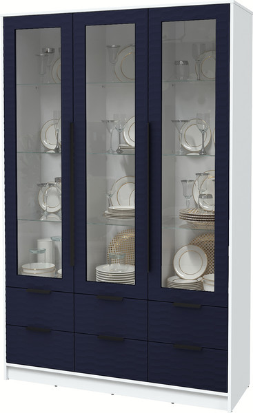 Шкаф с витриной Интерлиния Концепт Зодиак КТ-ШВ3