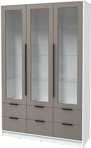 Шкаф с витриной Интерлиния Концепт Зодиак КТ-ШВ3 - фото