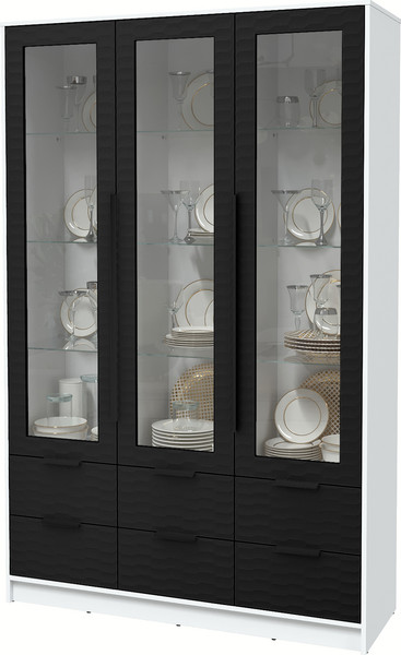 Шкаф с витриной Интерлиния Концепт Зодиак КТ-ШВ3