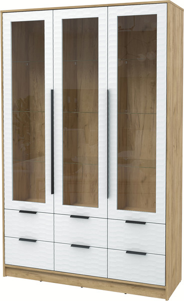 Шкаф с витриной Интерлиния Концепт Зодиак КТ-ШВ3 - фото