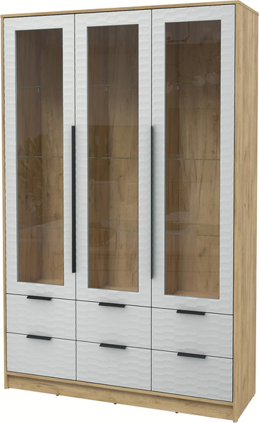 Шкаф с витриной Интерлиния Концепт Зодиак КТ-ШВ3 - фото