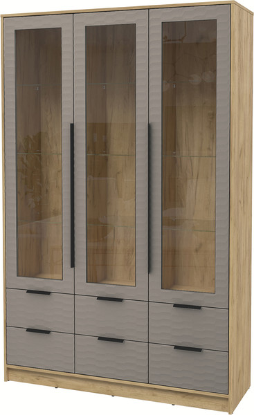 Шкаф с витриной Интерлиния Концепт Зодиак КТ-ШВ3 - фото