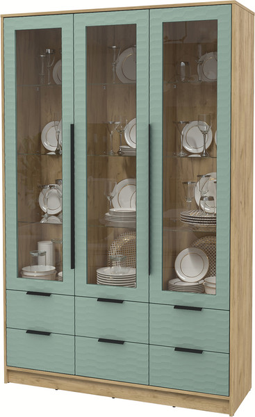 Шкаф с витриной Интерлиния Концепт Зодиак КТ-ШВ3