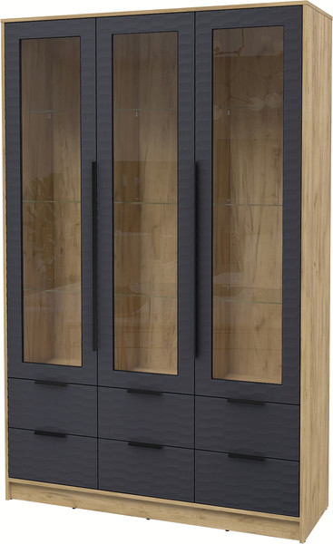 Шкаф с витриной Интерлиния Концепт Зодиак КТ-ШВ3 - фото