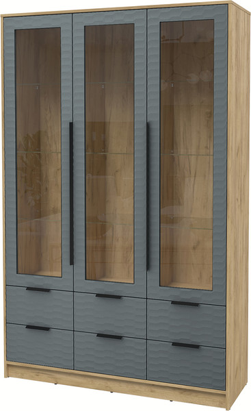 Шкаф с витриной Интерлиния Концепт Зодиак КТ-ШВ3 - фото