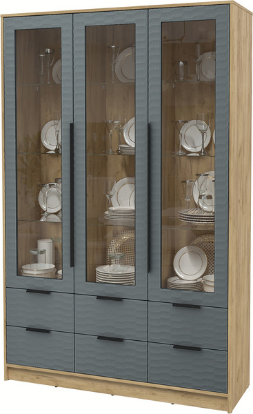 Шкаф с витриной Интерлиния Концепт Зодиак КТ-ШВ3