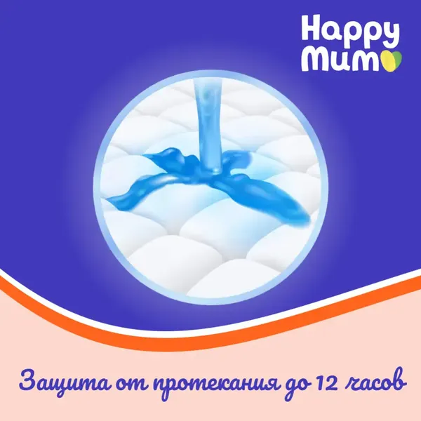Подгузники детские Happy Mum 4 7-18кг