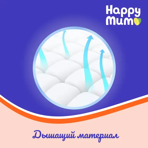 Подгузники детские Happy Mum 4 7-18кг
