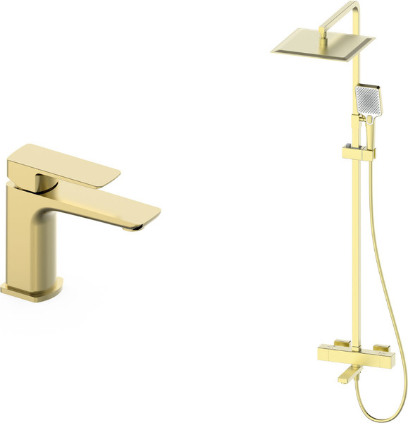 Душевая система со смесителем Oliveeka OL-739901+139003-BG