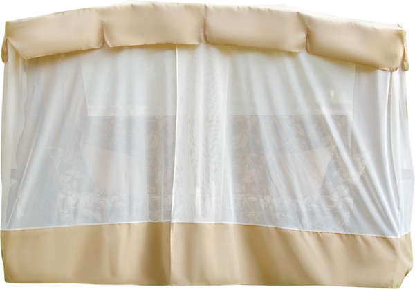 Тент для садовых качелей Olsa Александрия противомоскитный 1206/1207 (бежевый) - фото