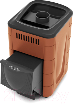 Печь-каменка ТМФ Компакт 2017 Inox (терракота, ДА) - фото